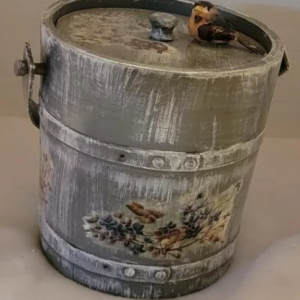 WOODEN ICE BUCKET