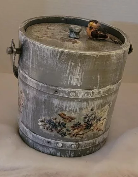 WOODEN ICE BUCKET