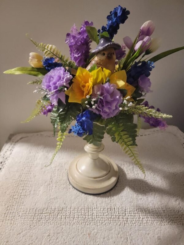 SPRING FLORALS ON STAND - Image 2