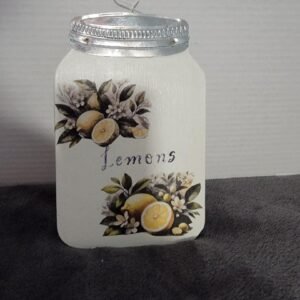 SMALL WOODEN JAR