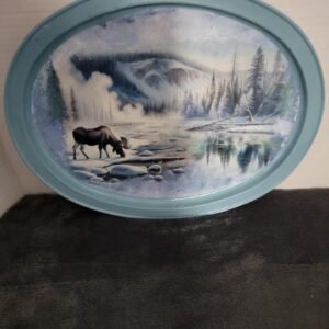 OVAL METAL TRAY