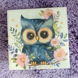 CERAMIC COASTERS SET OF 4