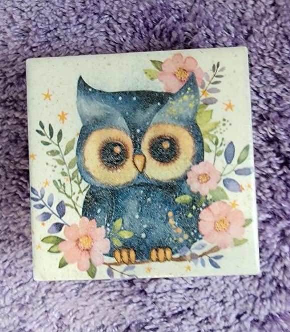 CERAMIC COASTERS SET OF 4