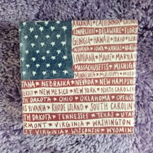 CERAMIC COASTERS SET OF 4