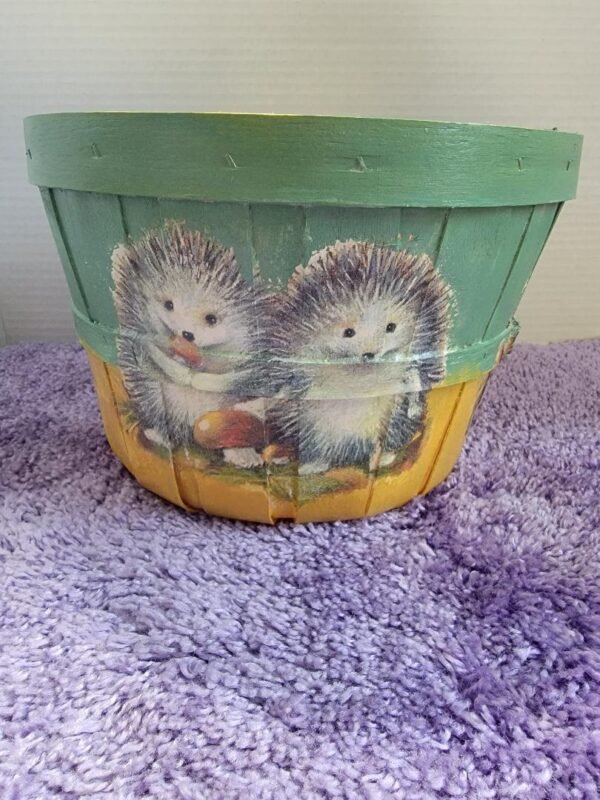 HEDGEHOG APPLE BASKET