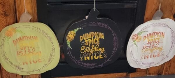 PUMPKIN DOOR HANGER